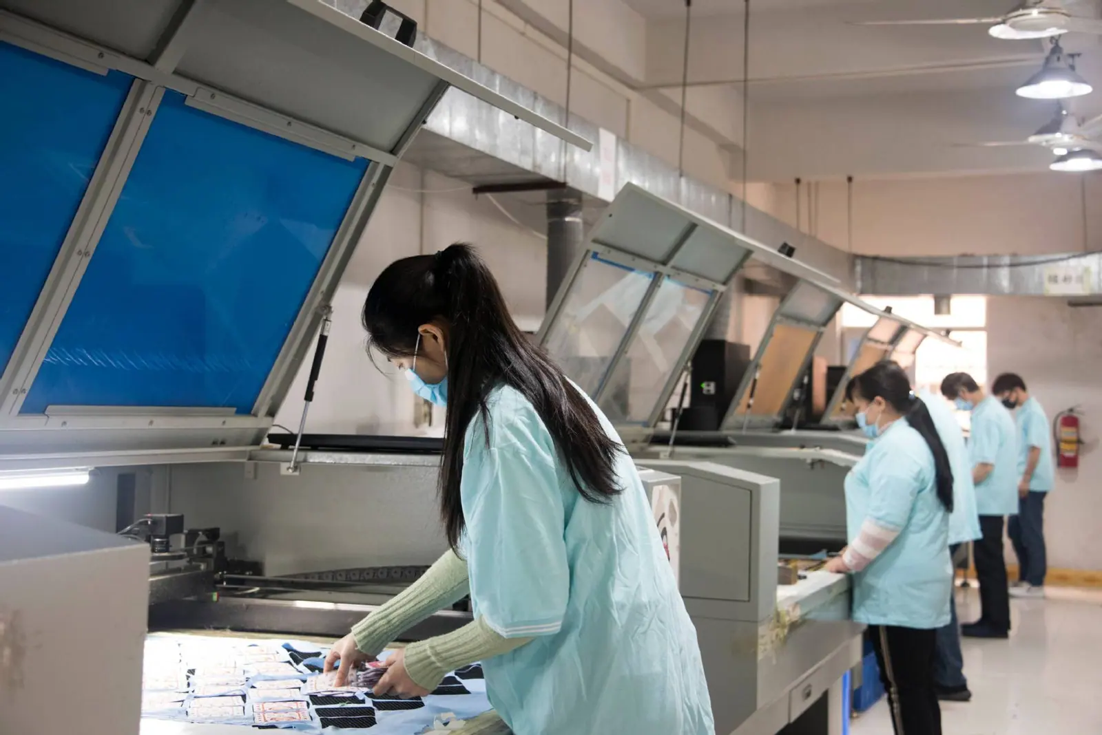 Sample tooling and laser cutting room