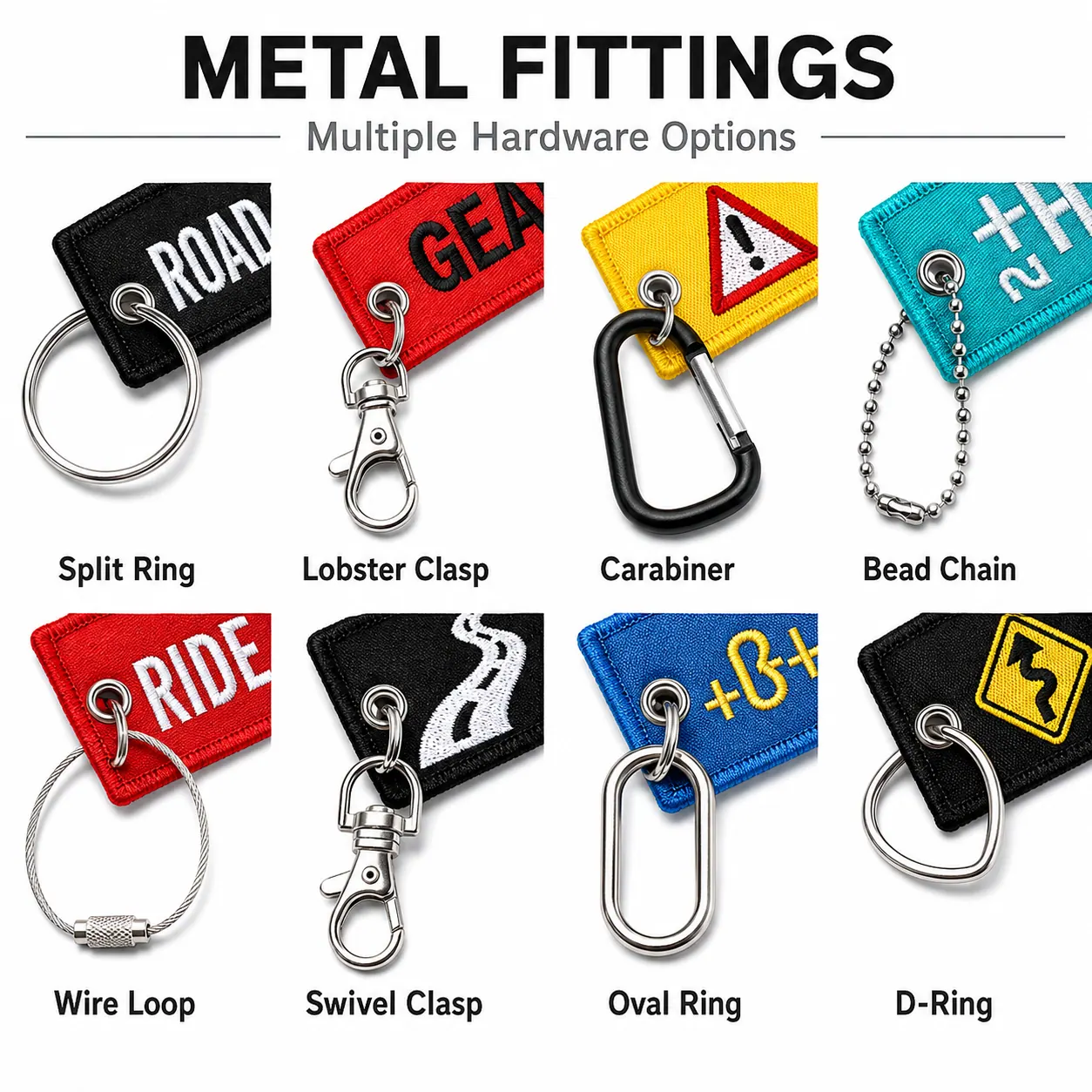 Custom Embroidered Keychains product sample 2