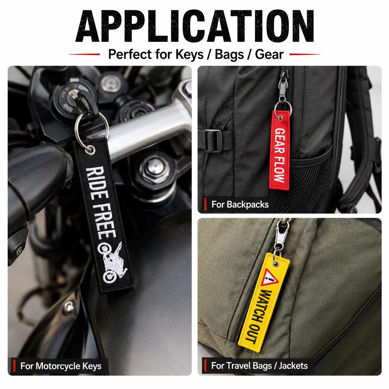 Custom Embroidered Keychains product sample 4