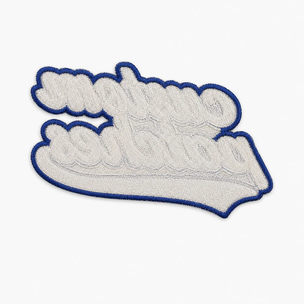 Custom embroidered patch sample