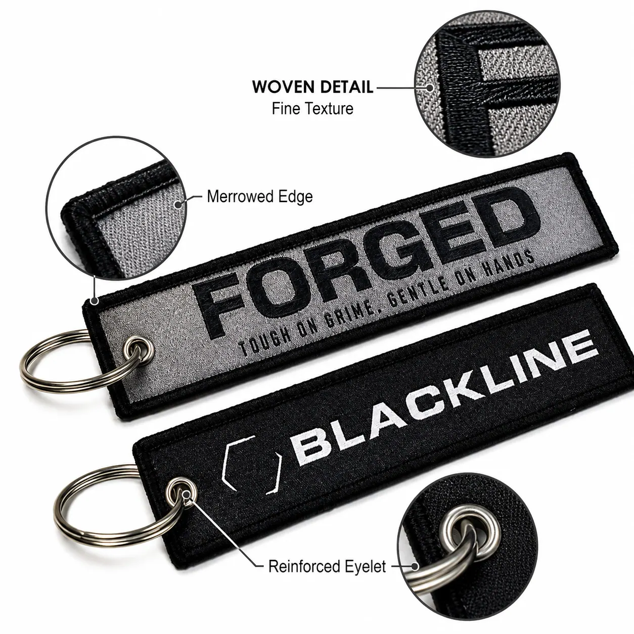 Custom Woven Keychains product sample 2