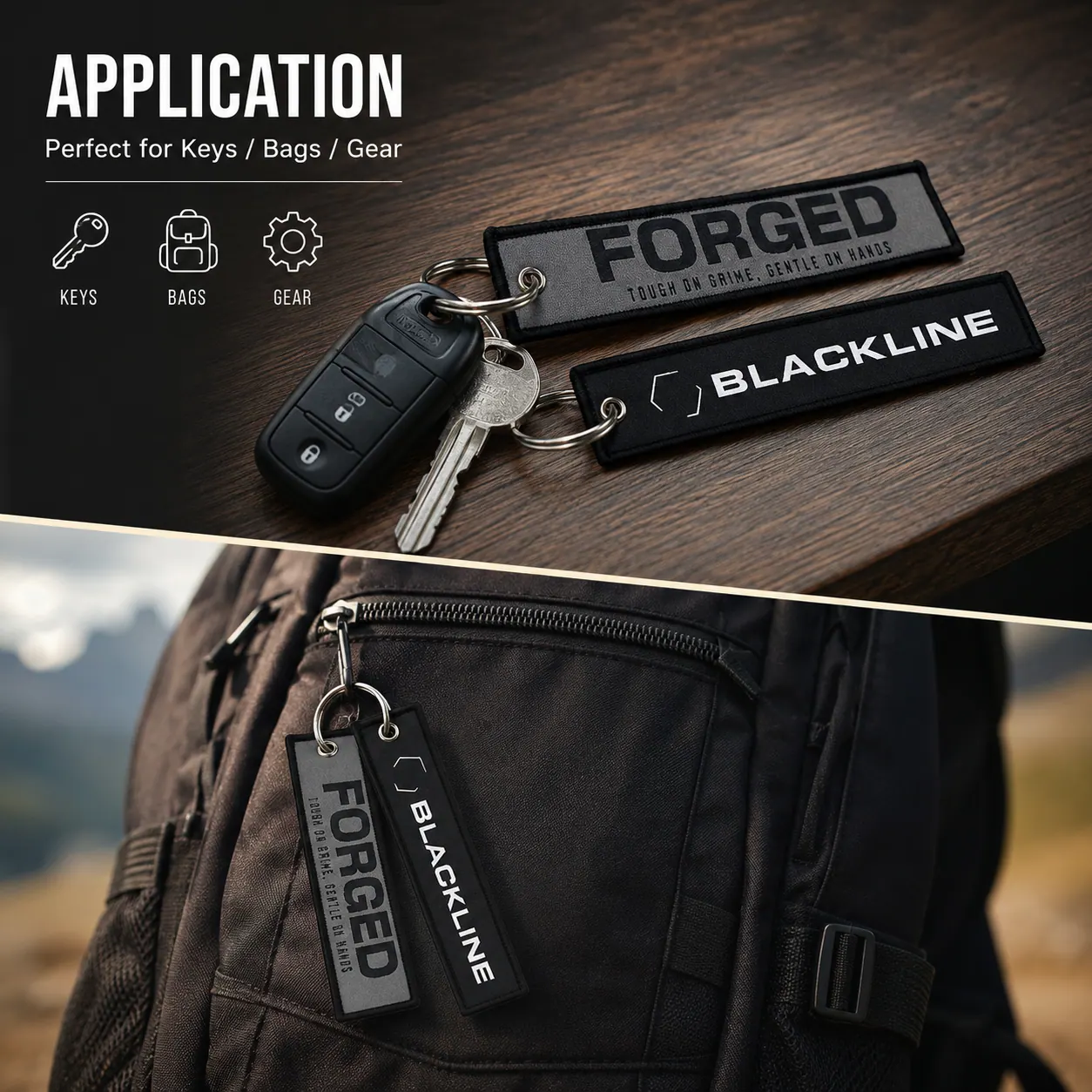 Custom Woven Keychains product sample 4