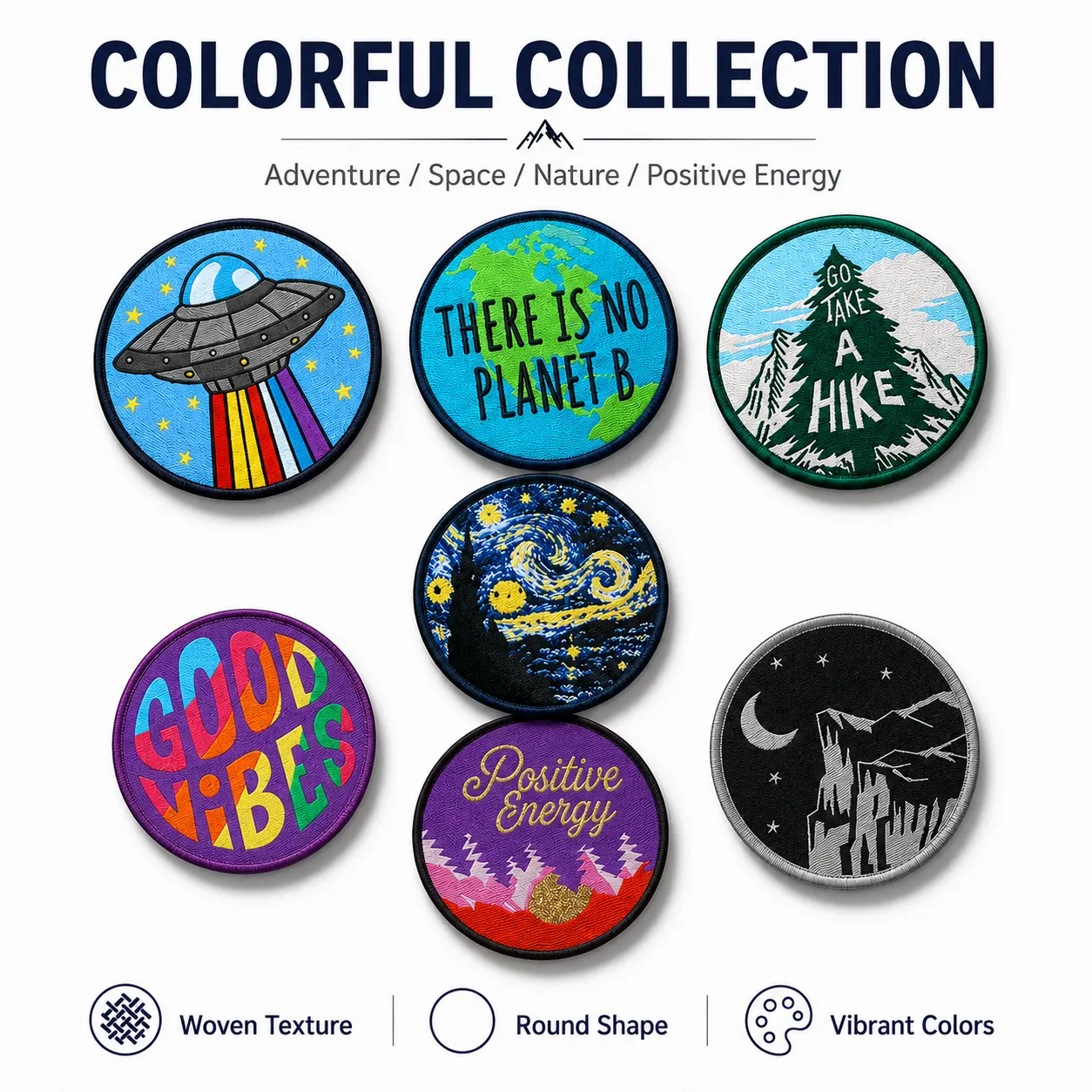 Custom Woven Patches real product sample