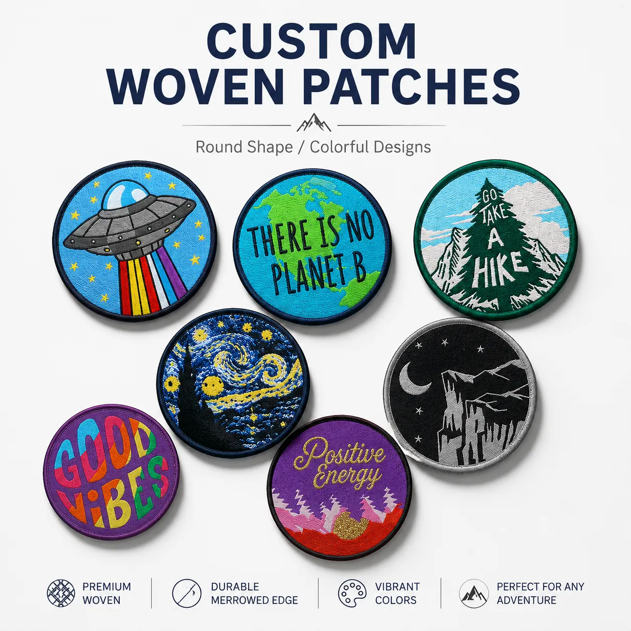 Custom Woven Patches real product sample