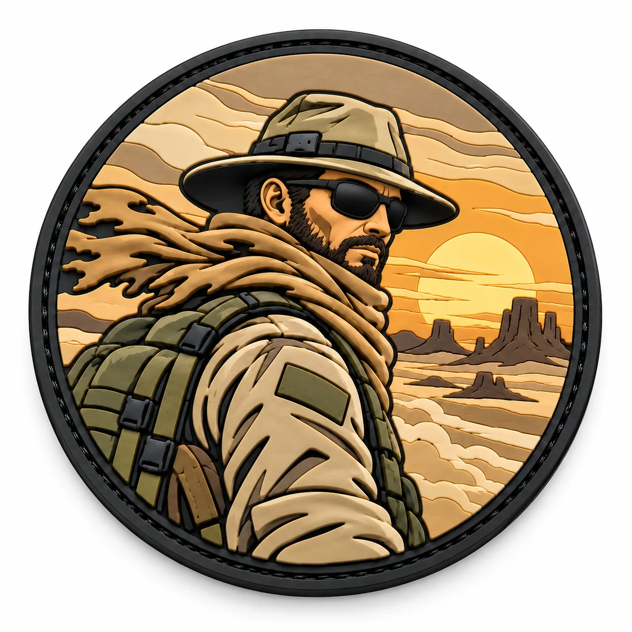 Custom PVC patch sample