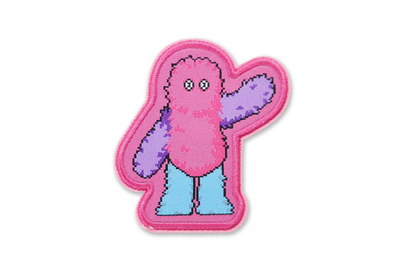 Custom woven patch detail sample
